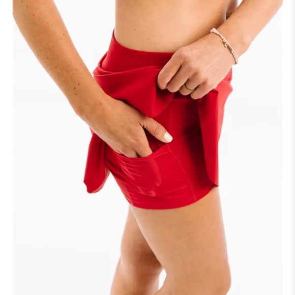 Red grand slam skirt - Picture 3 of 4